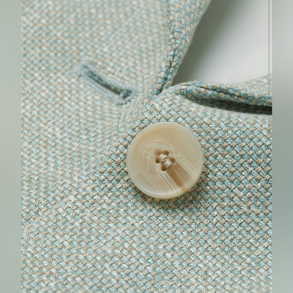 Oversized Mint One Button H&M Jacket in size XXL - Picture 4 of 12
